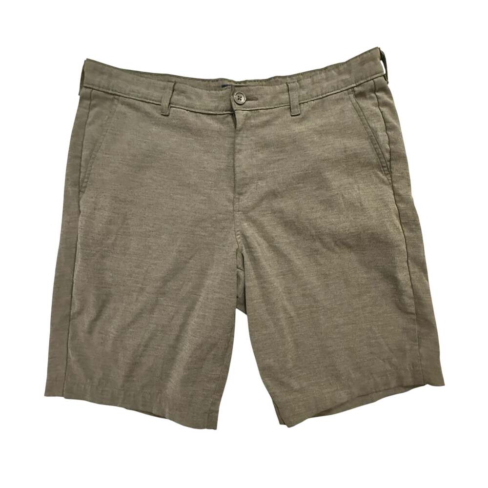 George Men's Flat Front Performance Hybrid Shorts Green Size 36